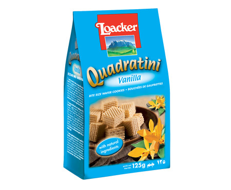 Biscoito Australiano Loacker Quadratini Vanille