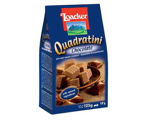 Biscoito Australiano Loacker Quadratini Creme de Chocolate, Colorido | WestwingNow