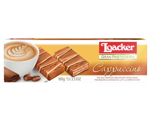 Biscoito Italiano Loacker Gran Pasticceria Cappuccino, Colorido | WestwingNow