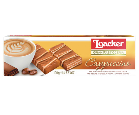 Biscoito Italiano Loacker Gran Pasticceria Cappuccino