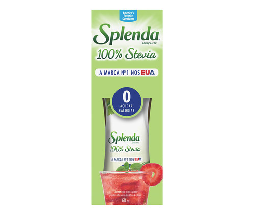 Adoçante de Mesa Líquido Stevia Splenda, Colorido | WestwingNow