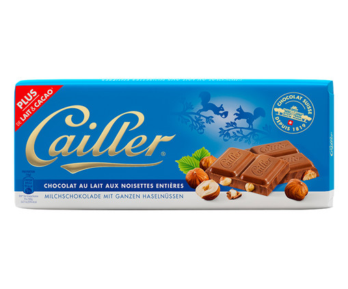 Chocolate Suiço Cailler Au Lait Aux Noisettes, Colorido | WestwingNow