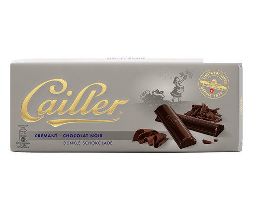 Chocolate Suiço Cailler Crémant Chocolateat Noir, Colorido | WestwingNow