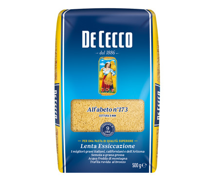 Macarrão Italiano de Cecco Alfabeto