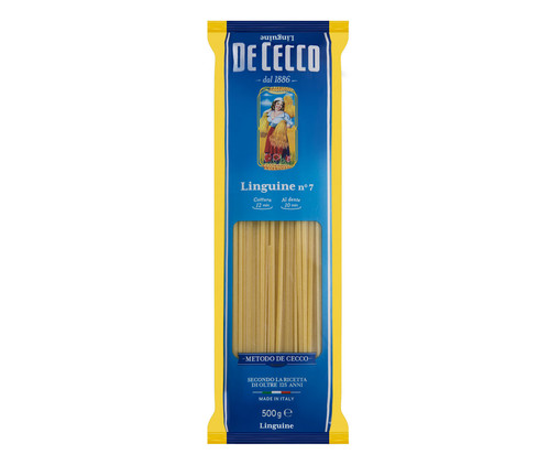 Macarrão Italiano de Cecco Linguine, Colorido | WestwingNow