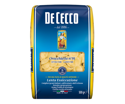 Macarrão Italiano de Cecco Orecchiette, Colorido | WestwingNow