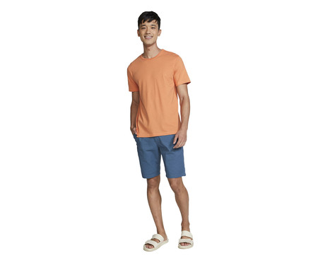 Camiseta Masculina Laranja Médio