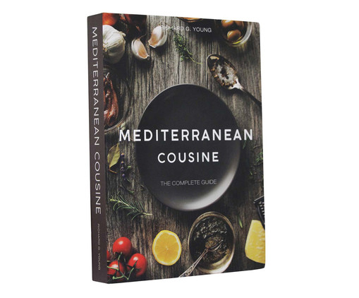 Book Box Mediterranean Cousine, Preto | WestwingNow