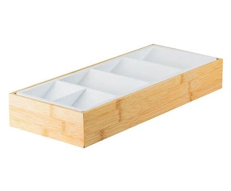 Organizador de Talheres Compacto Bambu