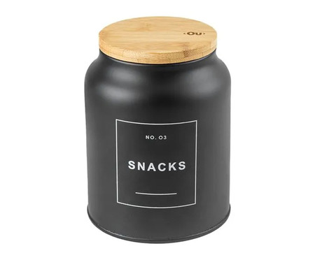 Pote Snacks Sense Preto