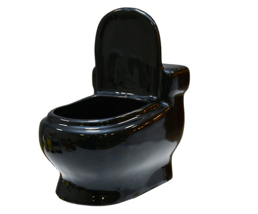 Cachepot em Porcelana Privada - Preta, Preto | WestwingNow