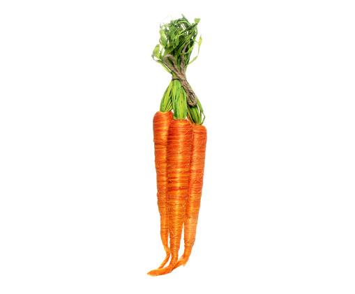 Jogo de Cenouras Decorativas Carrot, LARANJA | WestwingNow