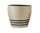 Vaso Filetes Bege, Off White | WestwingNow