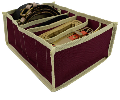 Organizador para Cintos Oliv - Vinho, Vermelho | WestwingNow