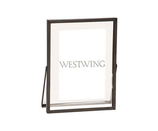 Porta Retrato Mature I, Preto | WestwingNow