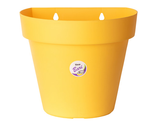 Vaso Bari de Parede Amarelo, Amarelo | WestwingNow