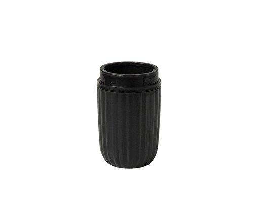 Porta-Escova Canelatta - Preto, Preto | WestwingNow