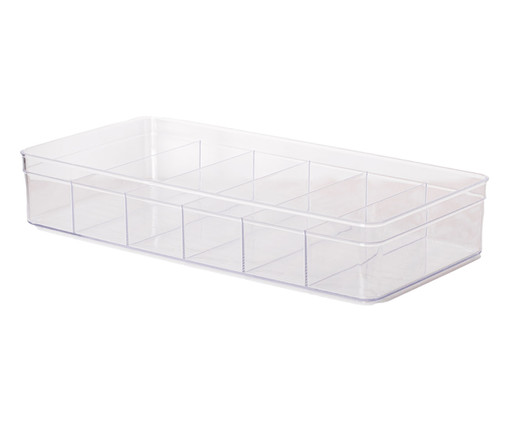 Organizador com Divisórias Diamond Cristal, Transparente | WestwingNow