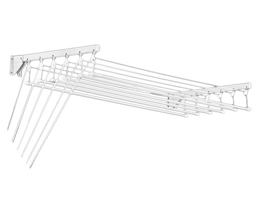 Varal de Parede/Teto Pratique - Branco, Branco | WestwingNow
