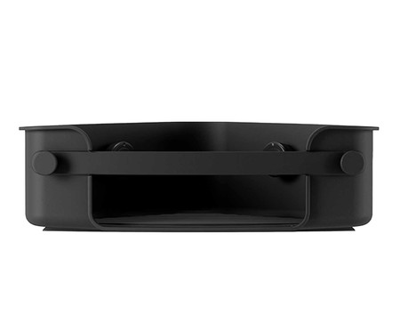 Cabideiro de Banheiro Duplo Flex Gel Lock Preto | WestwingNow