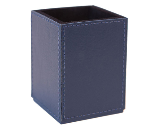 Porta-Lápis Montana Azul Marinho - 10X7,5X7,5cm, colorido | WestwingNow