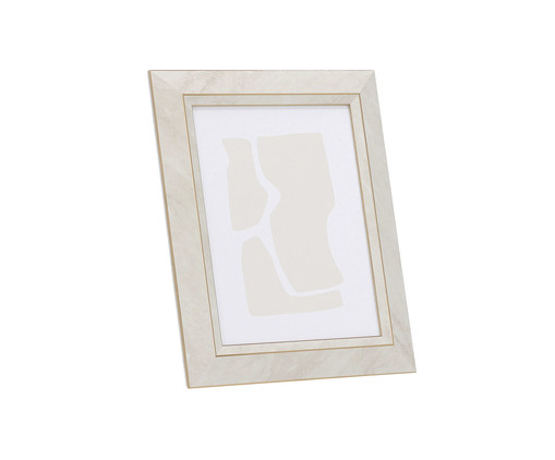 Porta Retrato Cambuci Off White, Off White | WestwingNow