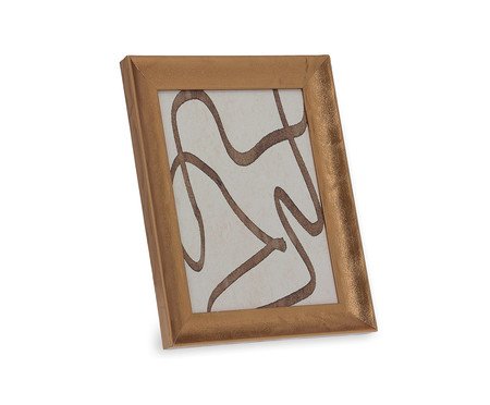 Porta-Retrato em Poliestireno Adalbéria Dourado | Westwing