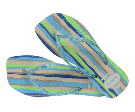 Havaianas Slim Square Folia Bege Palha | WestwingNow