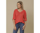 T-Shirt Gola V Oversized Viscolinho Vermelho, Colorido | WestwingNow