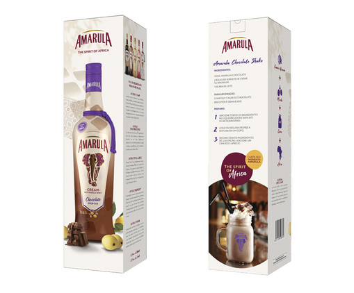 Cartucho Licor Amarula Chocolate, Colorido | WestwingNow