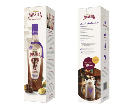 Cartucho Licor Amarula Chocolate