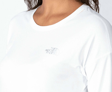 Camiseta Feminina Tee L/S V Neck Branca | WestwingNow