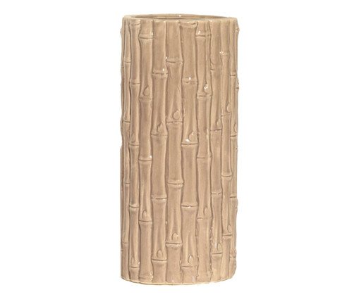 Vaso Bamboo Bege - 16X7cm, Colorido | WestwingNow