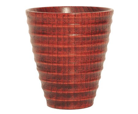 Vaso Sanfonado Marrom - 10X9cm | Westwing