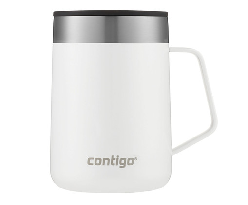 Caneca Térmica Street Inox Branco Contigo - 414ml, Colorido | WestwingNow