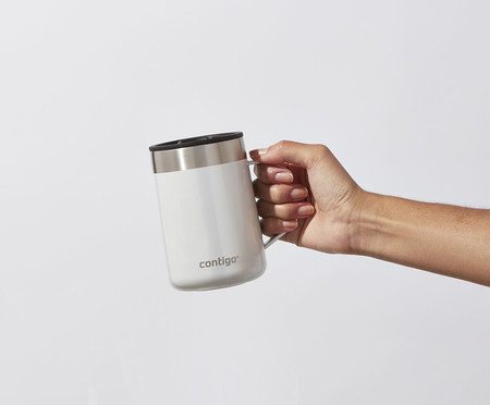 Caneca Térmica Street Inox Branco Contigo - 414ml | WestwingNow