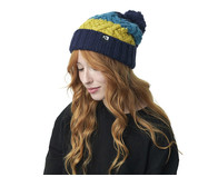 Gorro Galapagos Everest Listrado Marinho Verde Agua e Amarelo Mostarda | WestwingNow