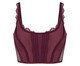 Corselet em Renda e Tule Roxo - 44, Colorido | WestwingNow