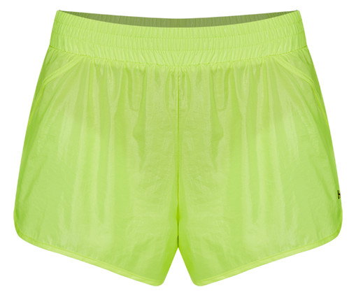 Shorts Runner Amarelo Neon, Amarelo | WestwingNow