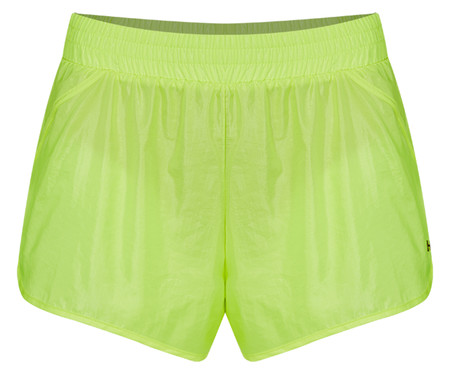 Shorts Runner Amarelo Neon