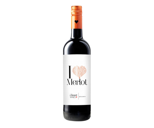 Vinho Tinto Demi-Sec I Heart Merlot, Colorido | WestwingNow