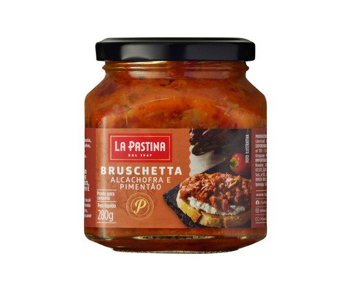 Bruschetta de Alcachofra com Pimentão La Pastina - 280G, Transparente | WestwingNow