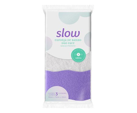 Kit de Esponja de Banho Duo Face