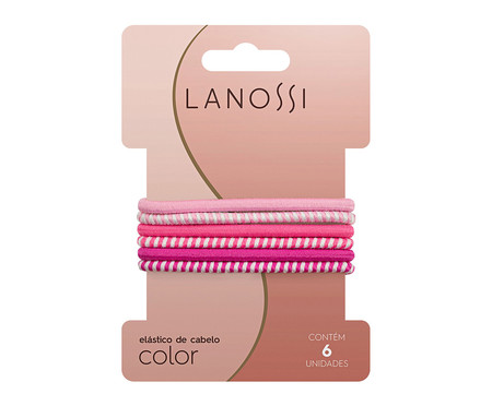 Kit de Elásticos de Cabelo Daily Pink - 11,5cm | Westwing