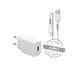 Carregador de Parede com Usb Cabo Lightning Branco Letron - 100cm, Colorido | WestwingNow