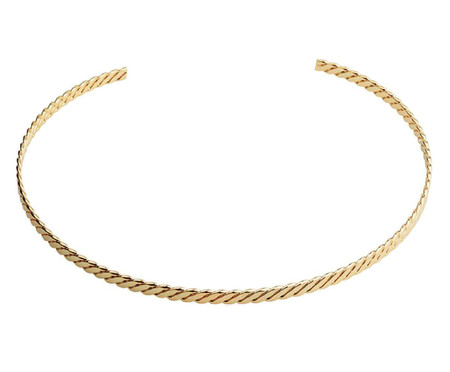 Choker Trançado Dourado | WestwingNow