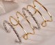 Bracelete Vazado Semijoia Ouro - 18K, Colorido | WestwingNow
