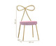Cadeira em Veludo Lace - Dourada e Rosa, Rosa | WestwingNow
