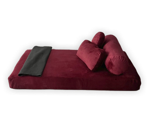 Mini Sofá-Cama Rótulo - Vermelho, red | WestwingNow