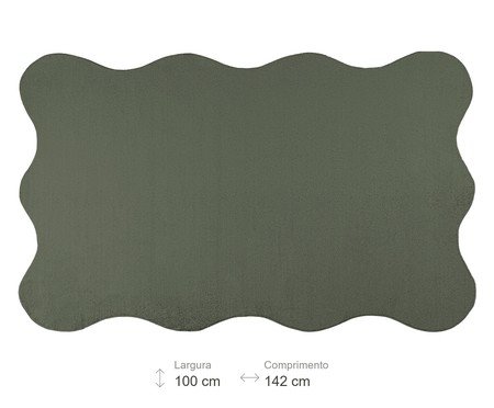 Tapete Orgânico Wish Scallop Verde | Westwing